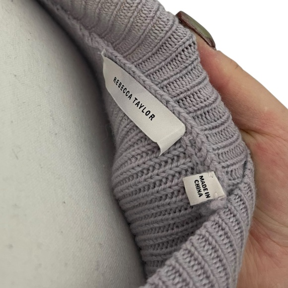 Rebecca Taylor Wool Peplum Sweater - Picture 6 of 7